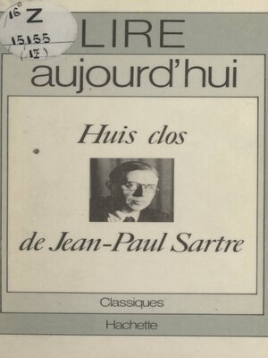 cover image of Huis clos, de Jean-Paul Sartre